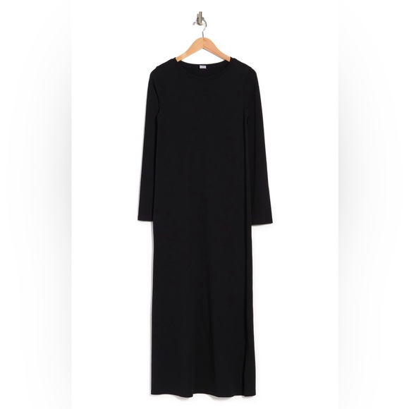 Melrose and Market Black Long Sleeve maxi Dress - Picture 3 of 10